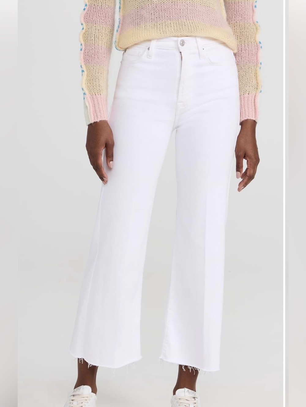 7 For All Mankind Ultra High Rise Cropped Jeans - size 25